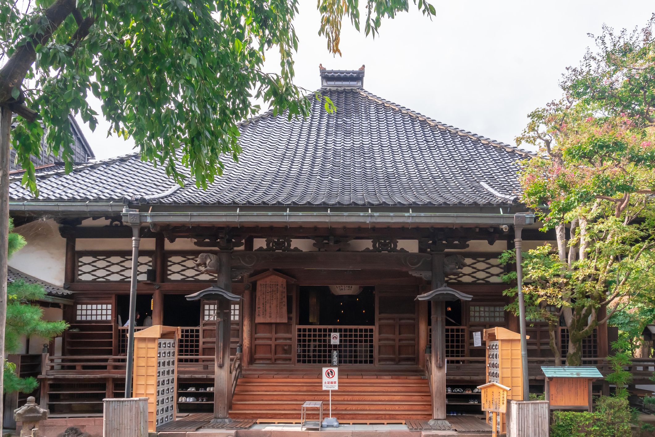 The main building of the Ninja Temple in Kanazawa, Japan.