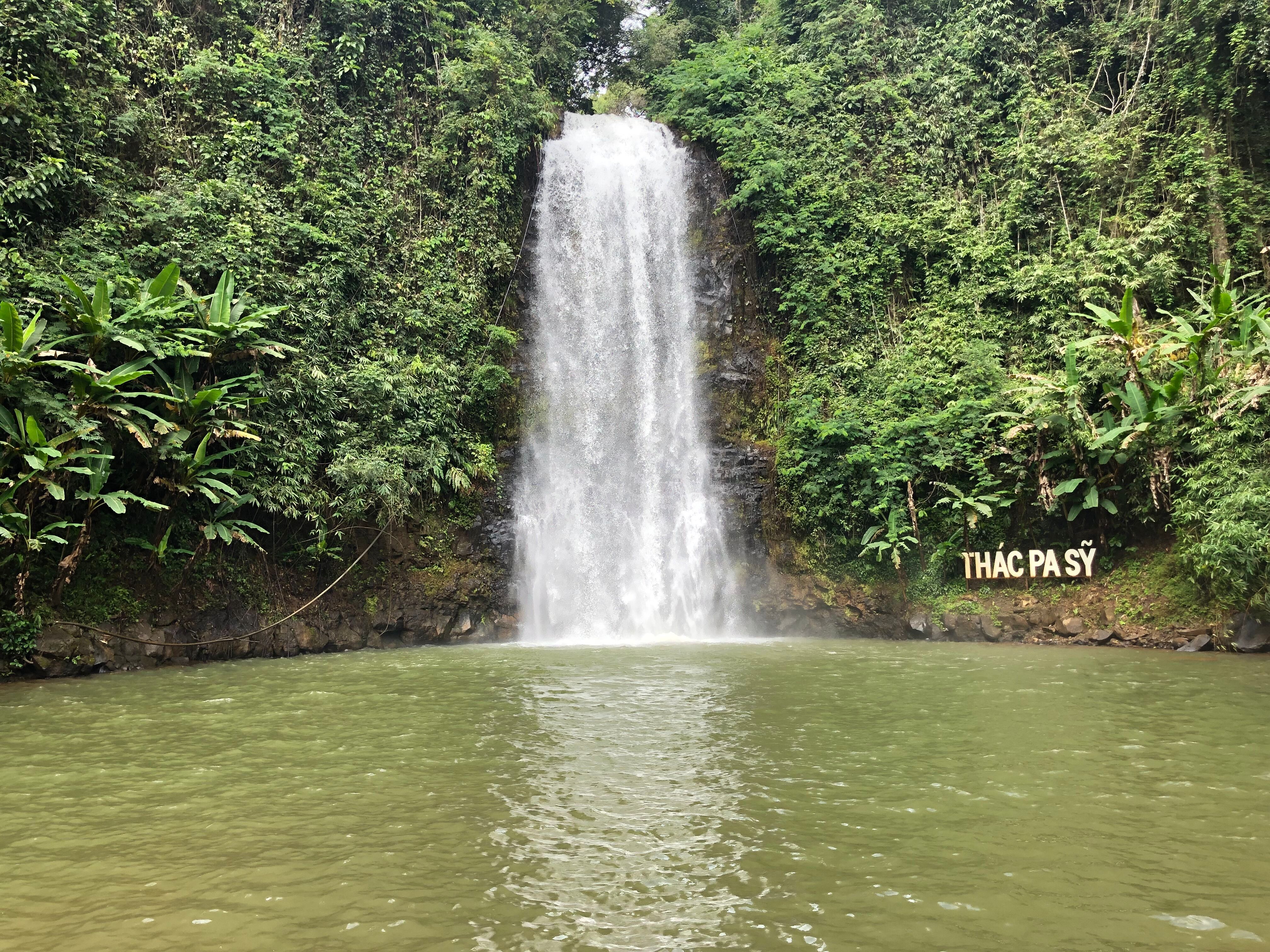 Pa Sy Waterfall in Meng Den, Kon Tum Province, Vietnam