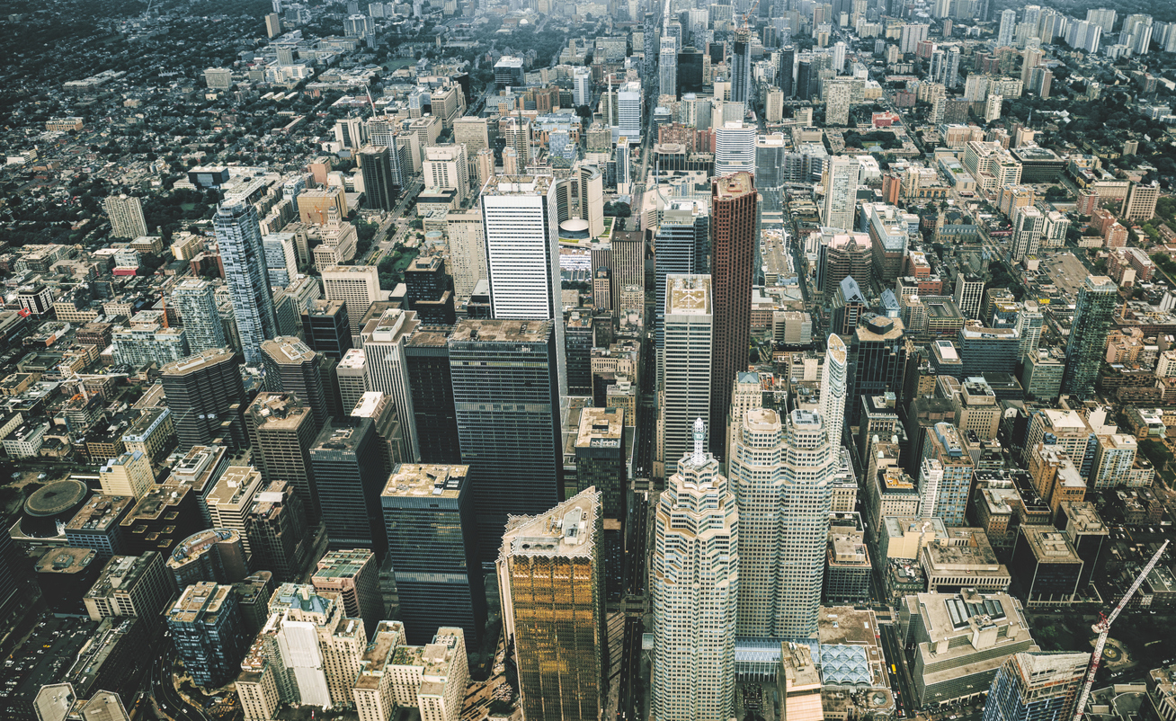 Toronto aerial view