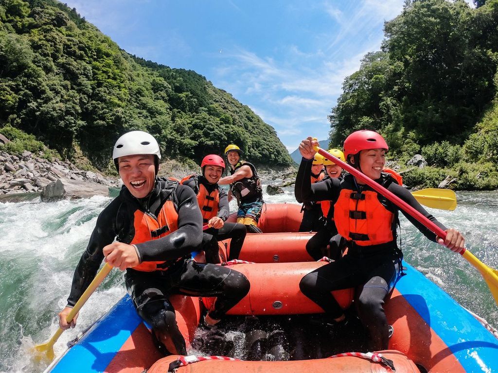 Personal point of view of a white water river rafting excursion