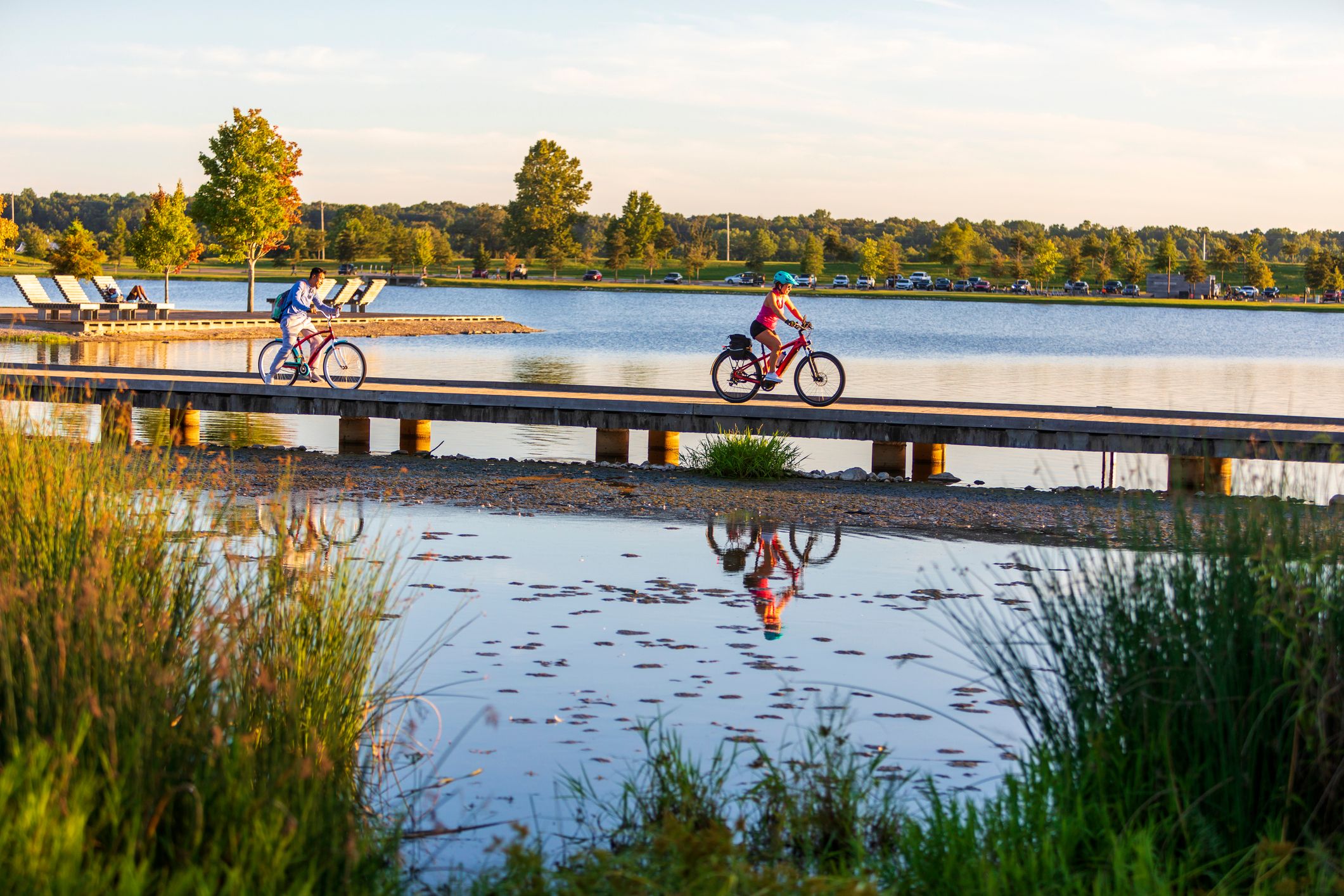 Patriot Lake in Shelby Farms Park, Memphis, Tennessee