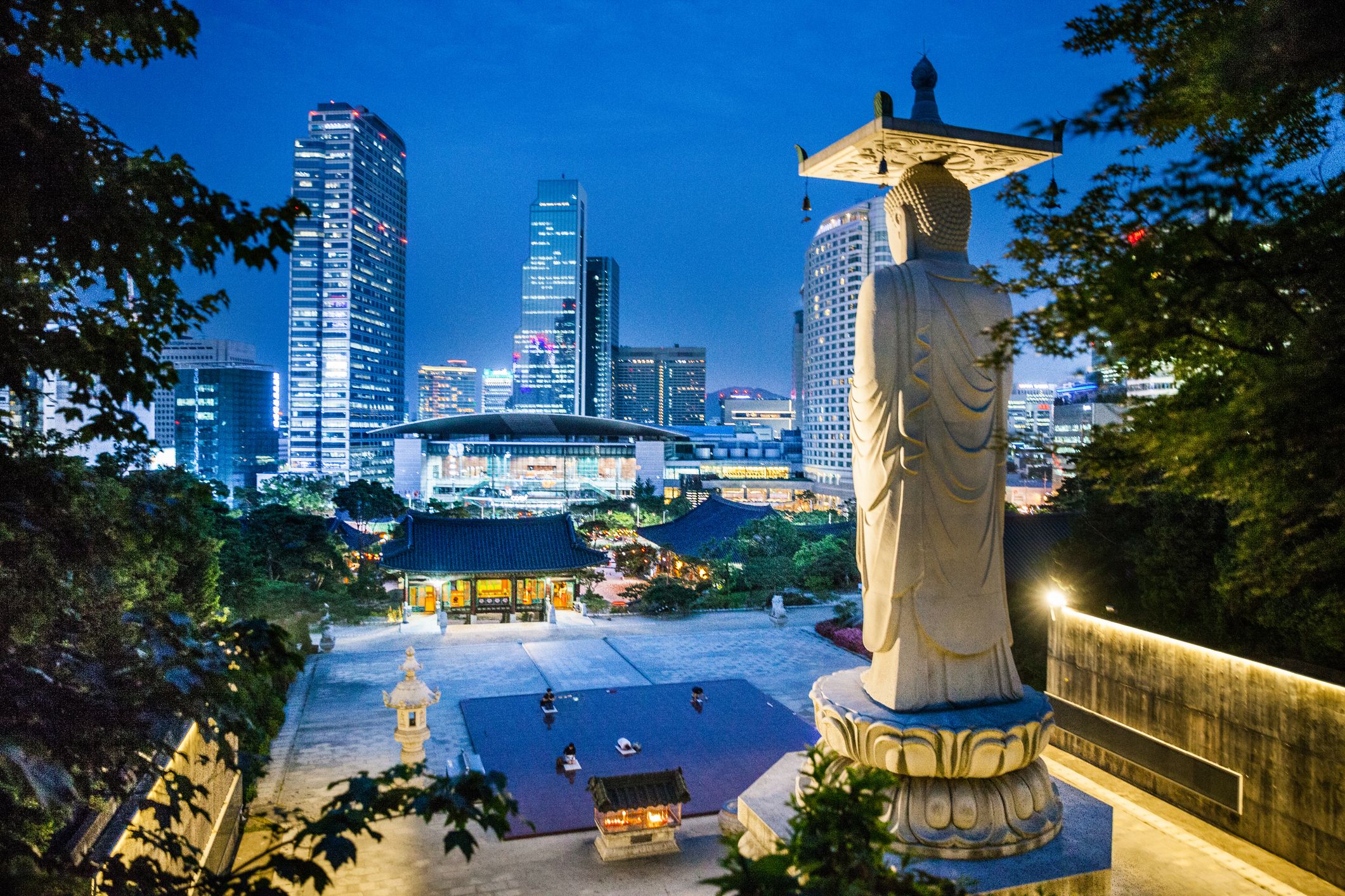 Bongeunsa Temple in Seoul, South Korea