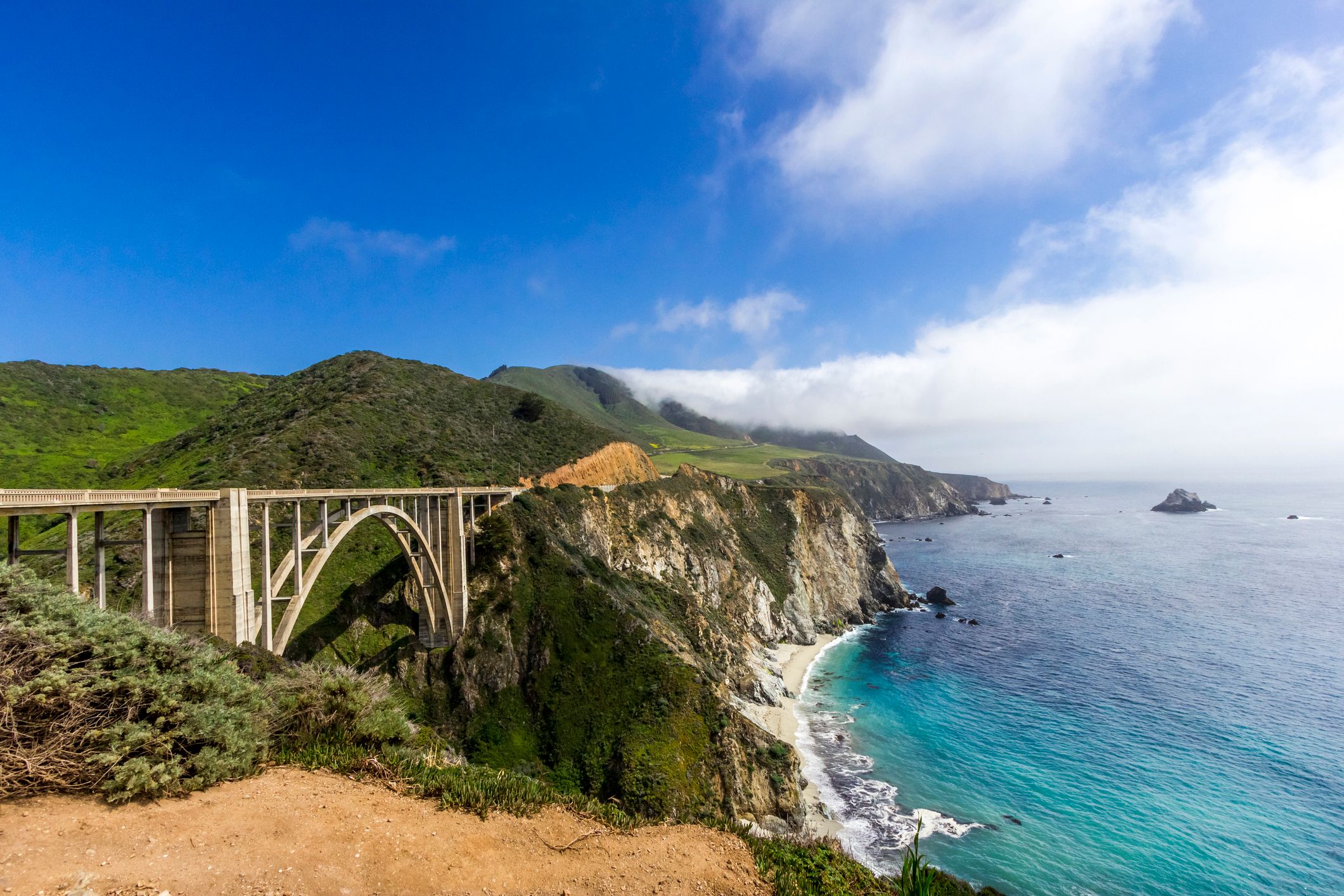 Bixby Bridge on the California Coastline