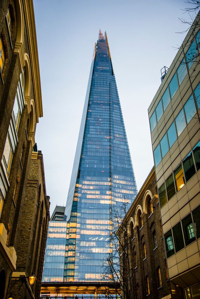 The Shard building in London, UK