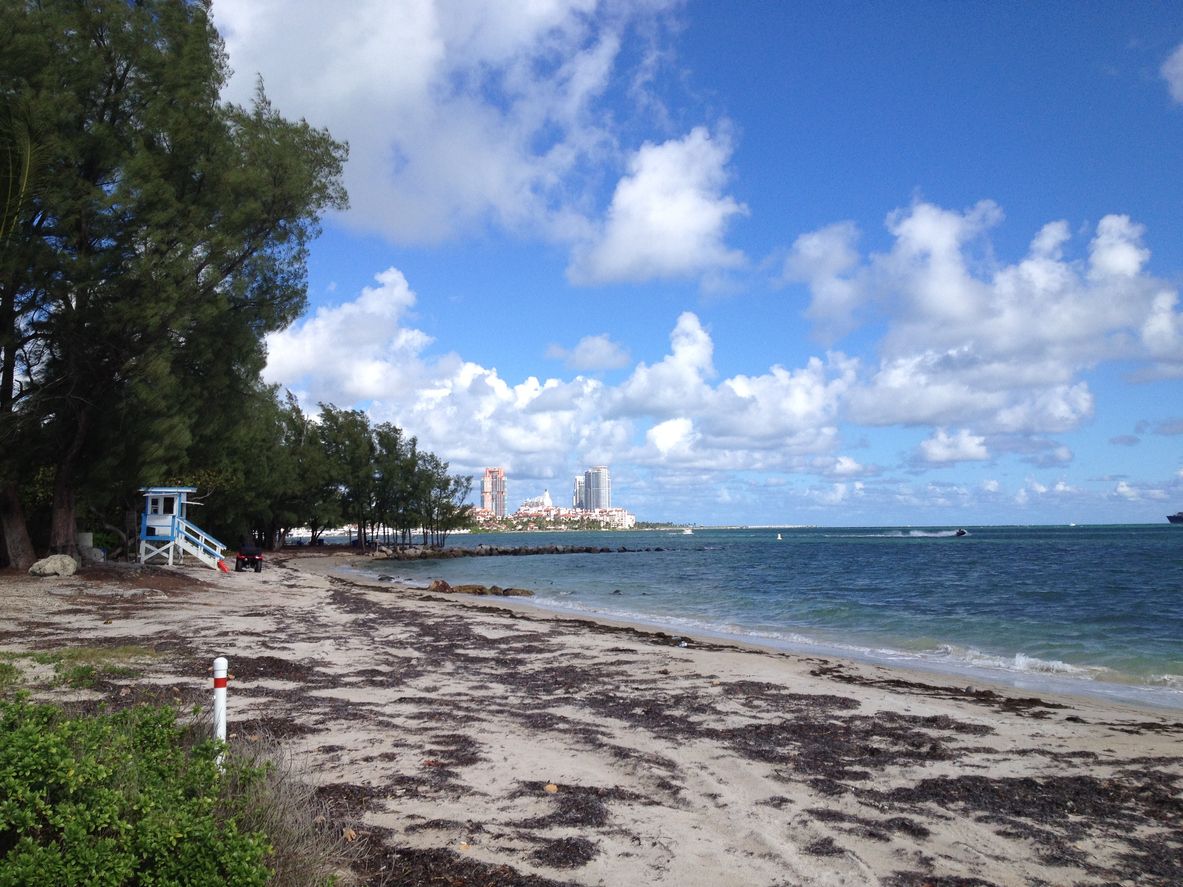 Virginia Key Beach in Miami, Florida USA