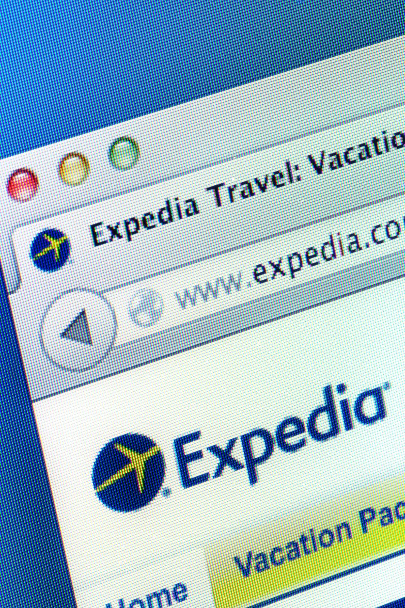 Expedia Webpage
