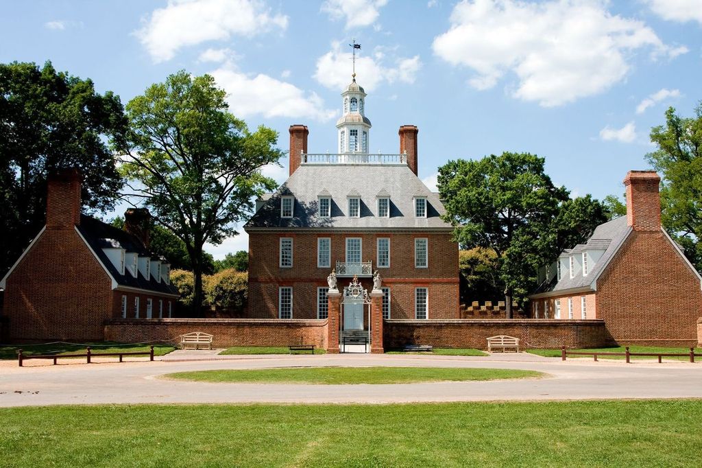 The Governor's Palace in Colonial Williamsburg, Virginia