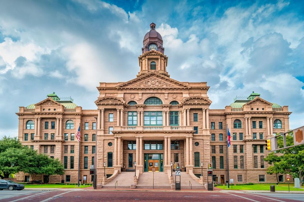 Downtown Fort Worth, Texas Courthouse