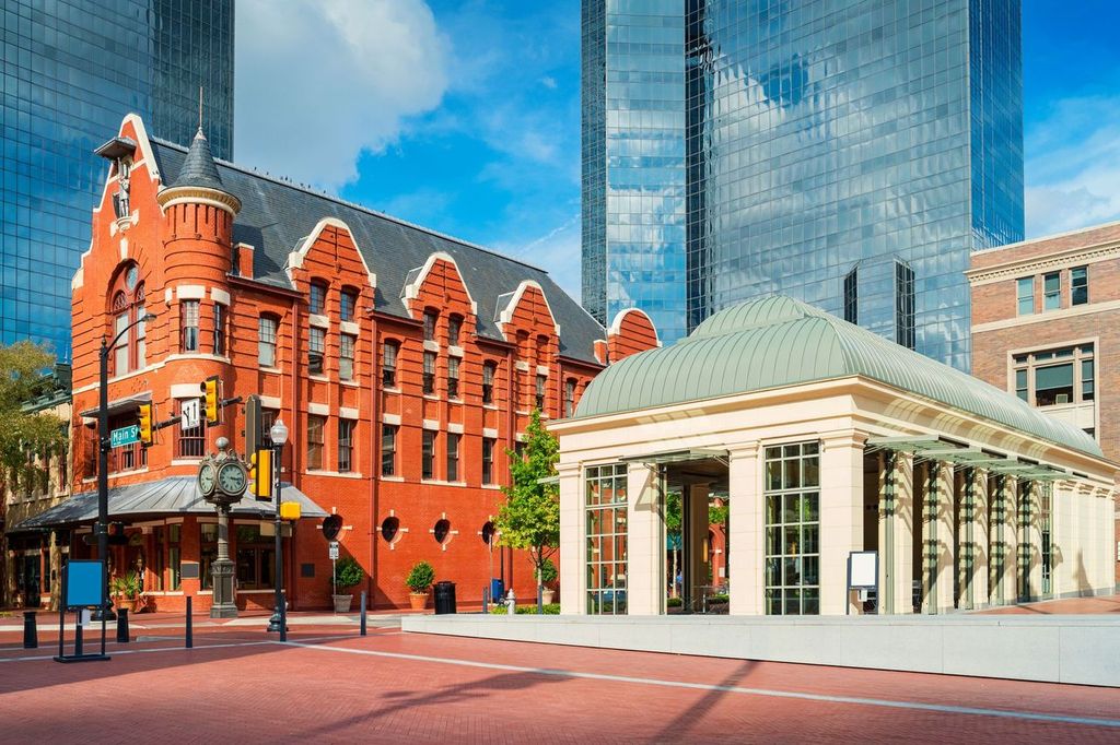 Sundance Square in Downtown Fort Worth Texas