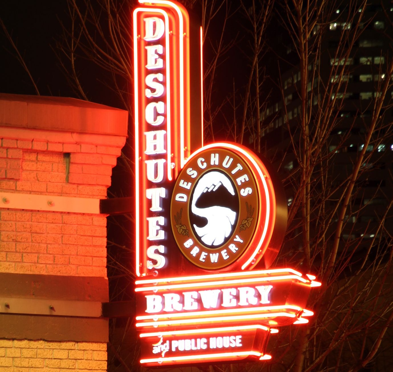 Deschutes brewery and restaurant in downtown Portland