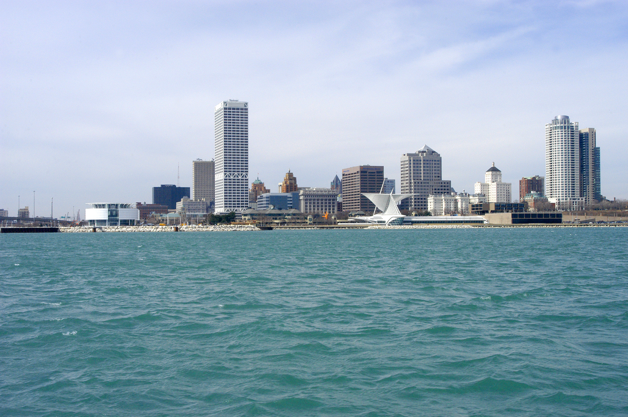 Milwaukee Skyline from Lake 