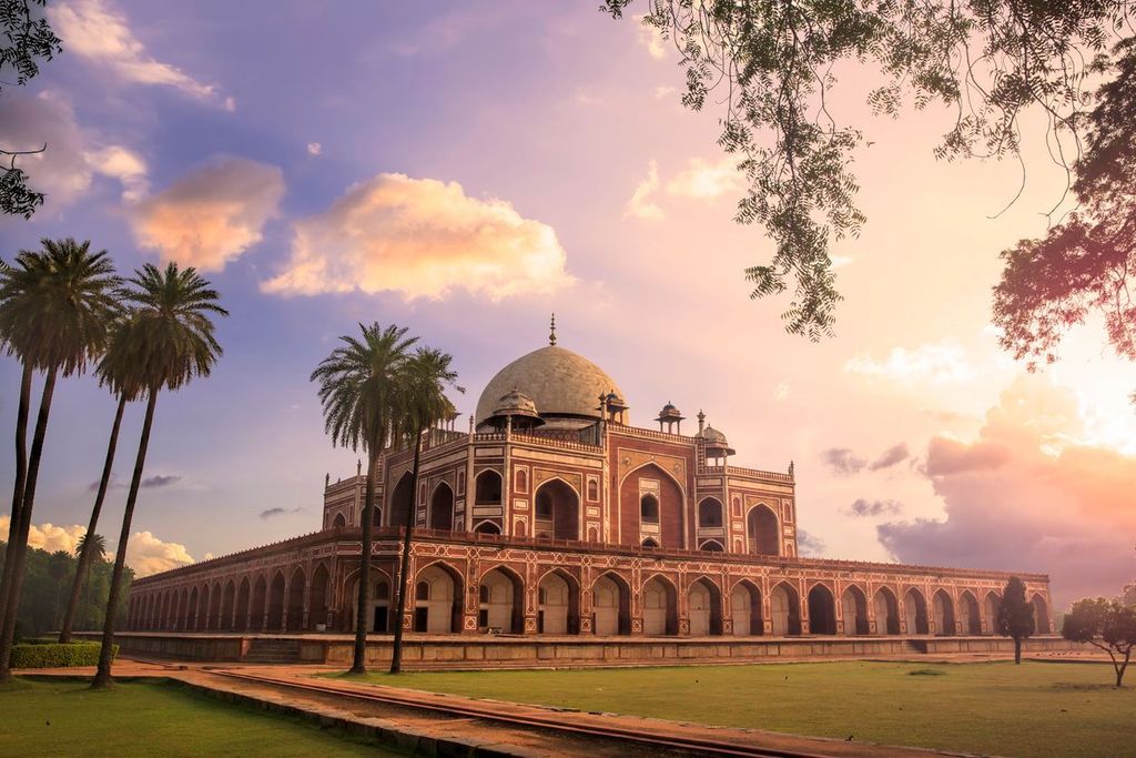 Humayun’s Tomb is fine example of Great Mughal architecture, UNESCO World Heritage, Delhi, India