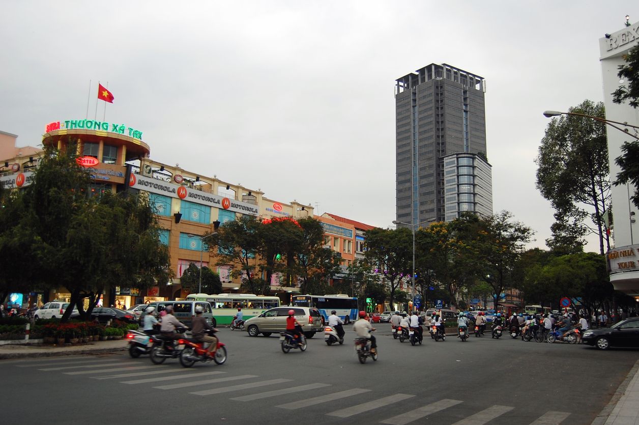 Ho Chi Minh City, Dong Khoi district streets, Vietnam