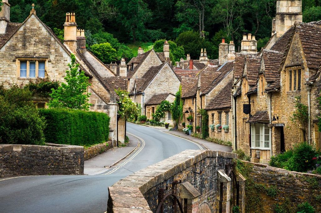 traditional English village in the Cotswolds area of southwest England
