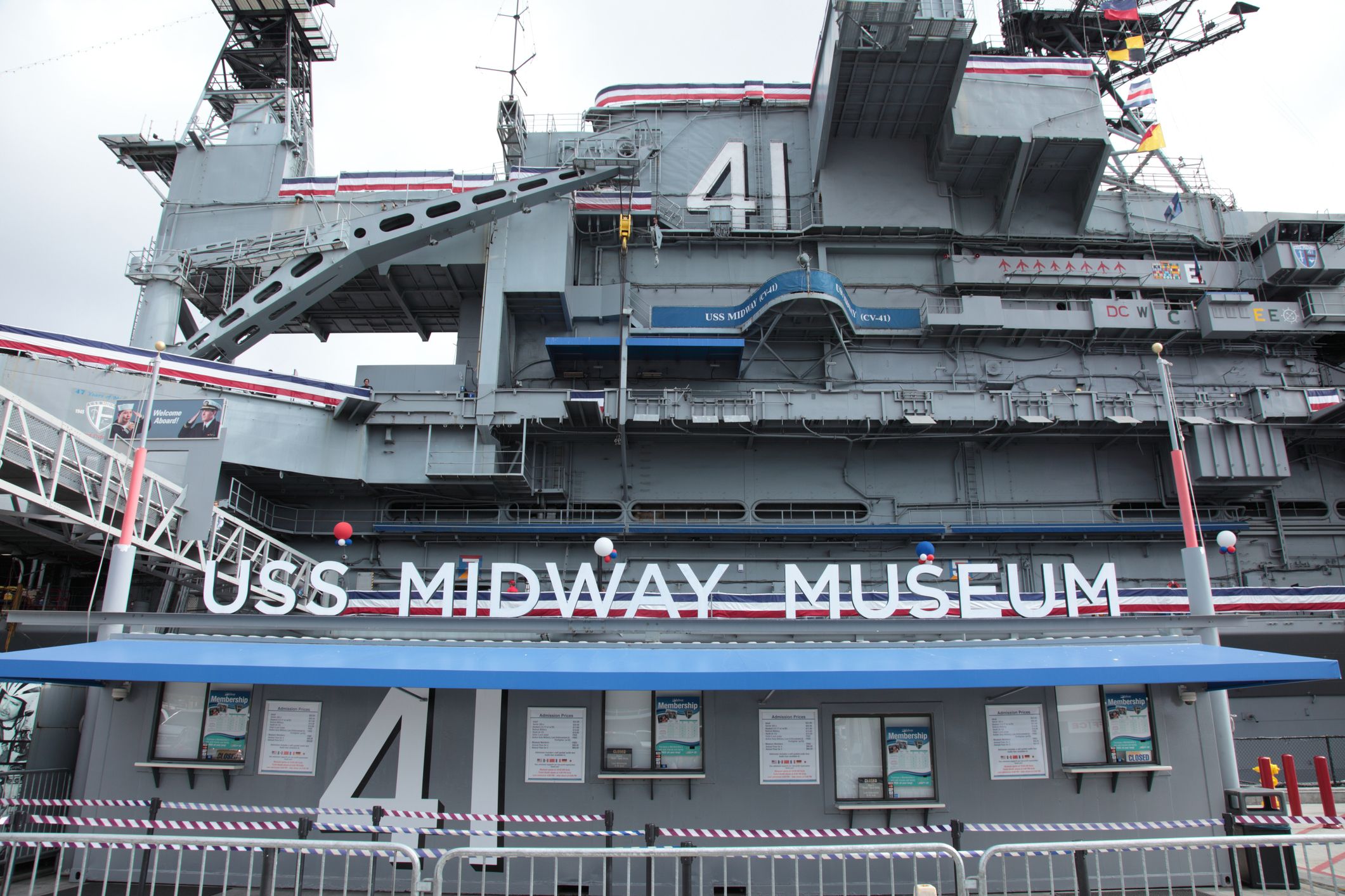 USS Midway Museum in San Diego, California