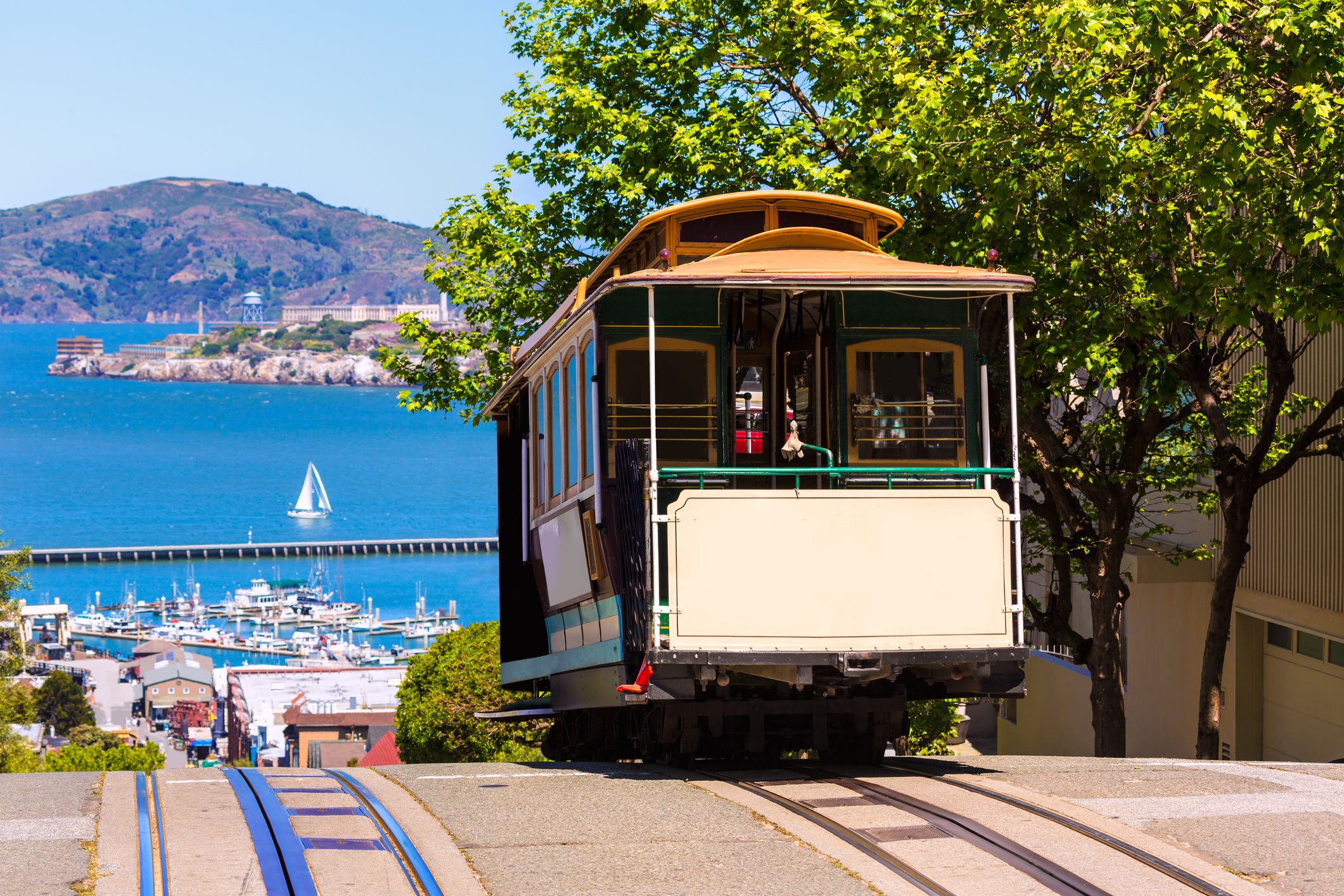 San francisco Hyde Street Cable Car California 