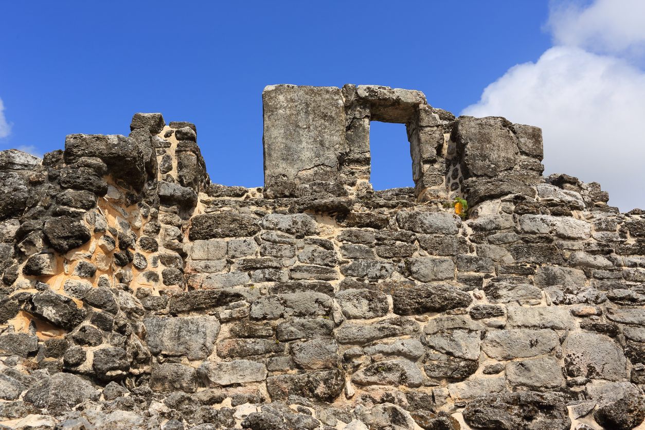 San Gervasio Ruins at Cozumel, Mexico