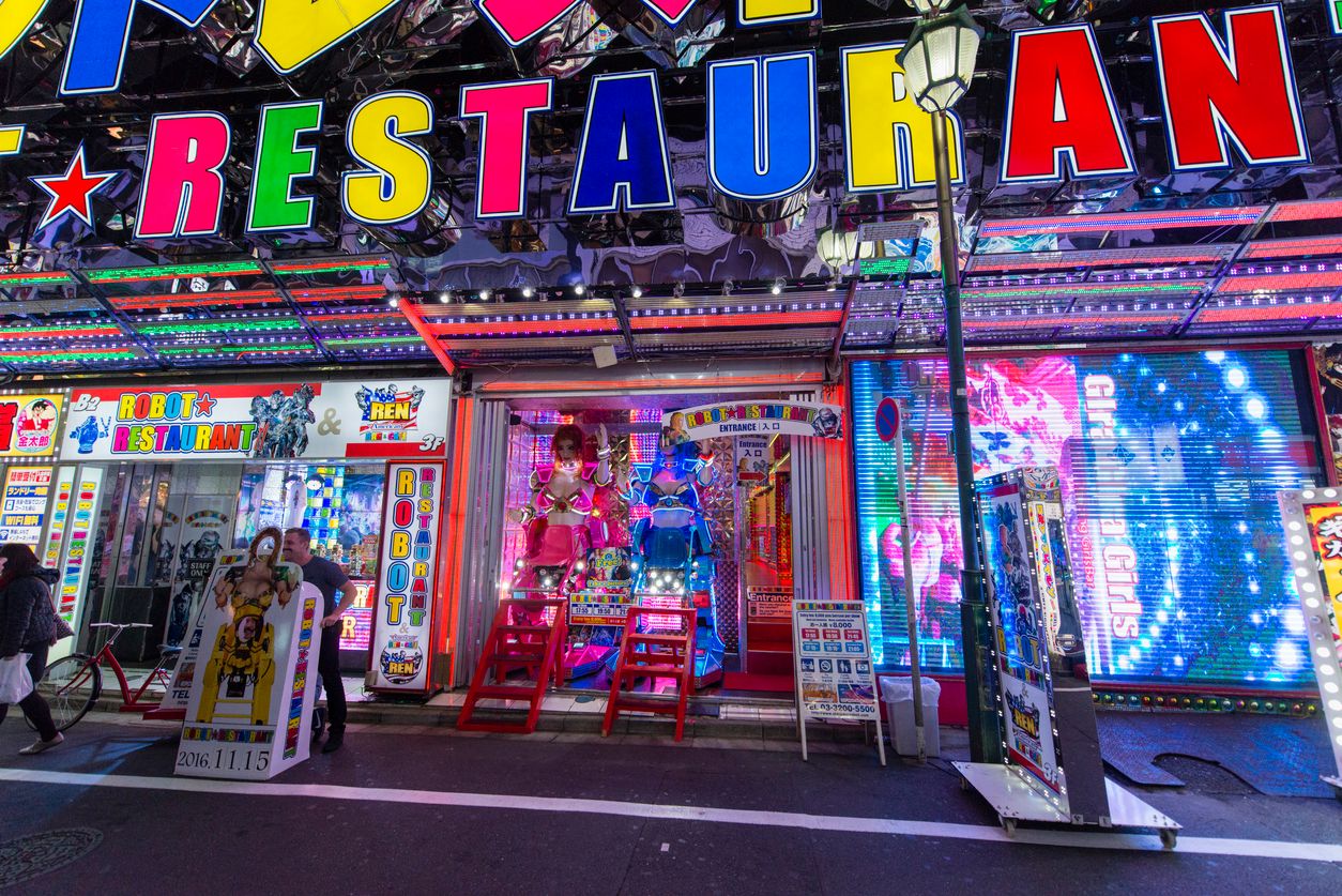 Robot restaurant in Kabukicho area, Shinjuku, Tokyo