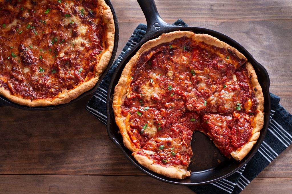 Deep Dish Chicago Style Pizza