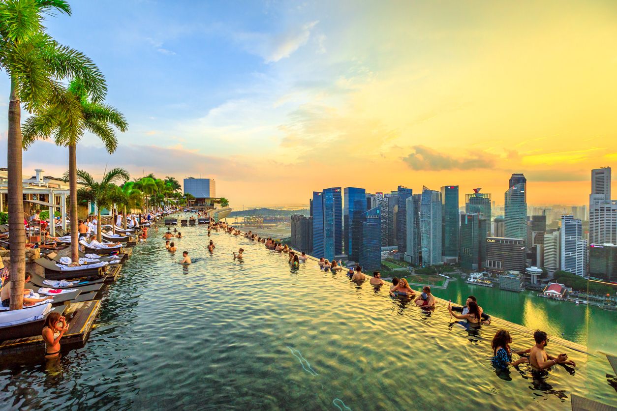 Infinity Pool Singapore at the Marina Bay Sands Hotel