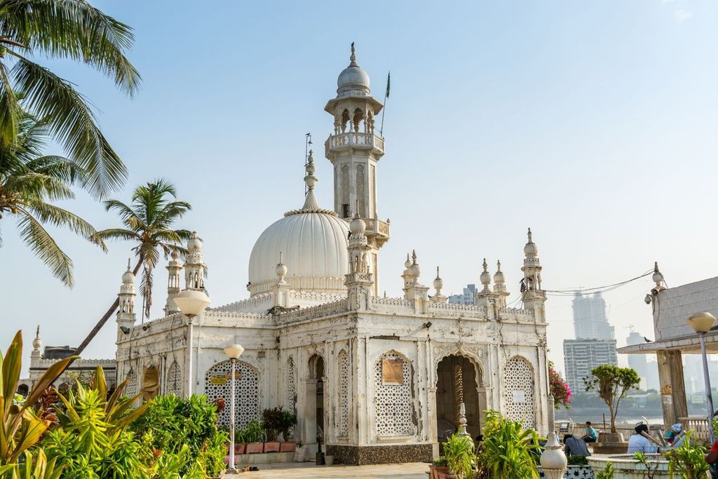 Haji Ali Mosque in Mumbai, built in 1431