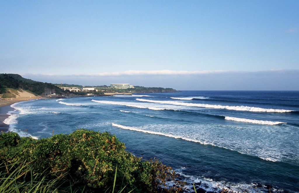South Korea, Jeju Island, Jungmun Beach