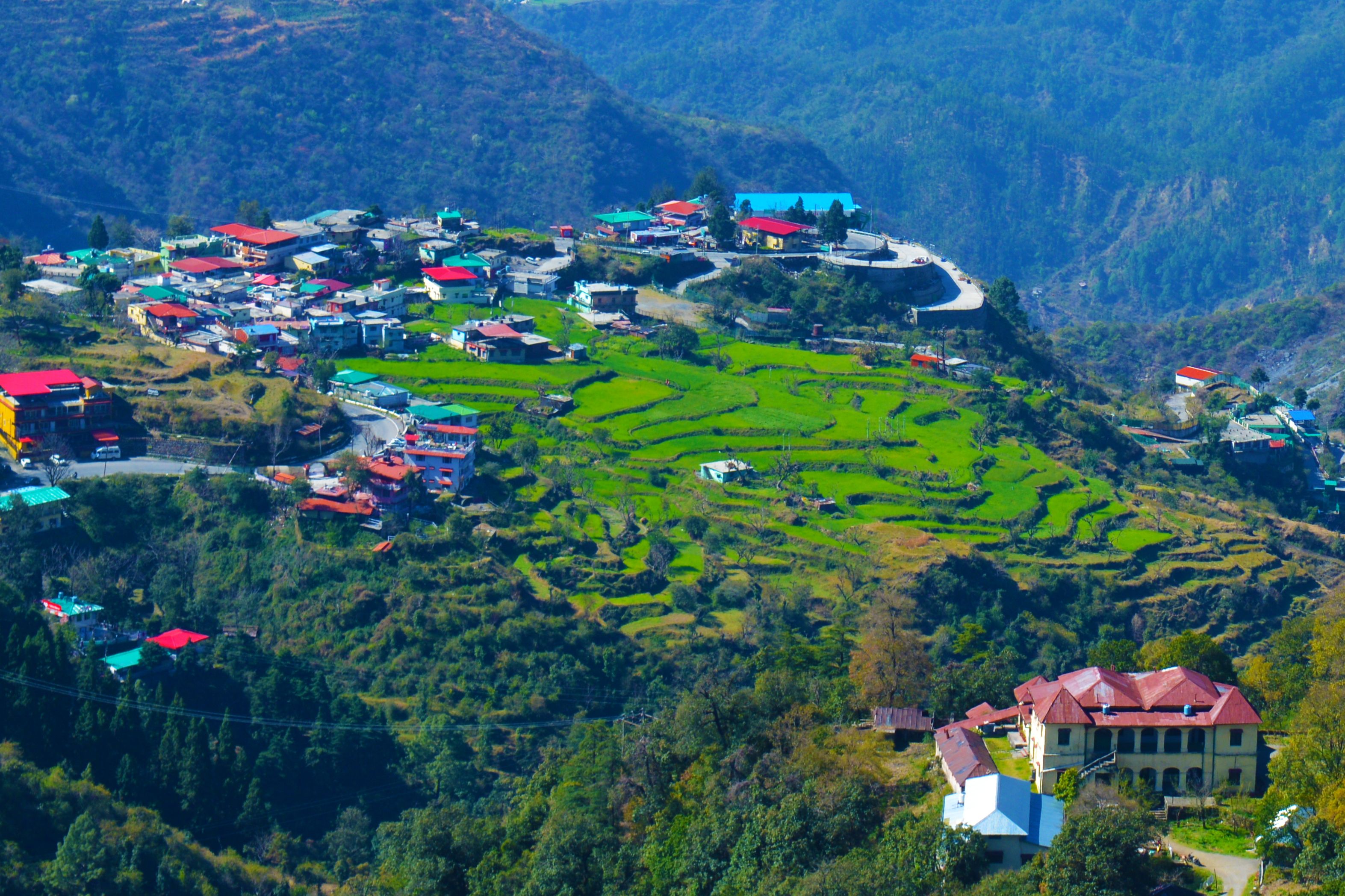 Mountain View in Mussoorie, Dehradun, Uttarakhand