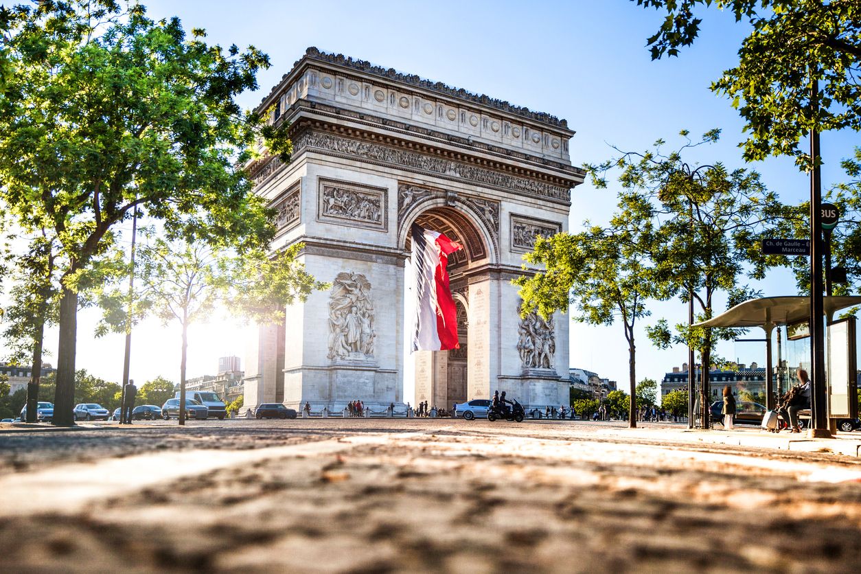 Paris city view - Arc de Triomphe