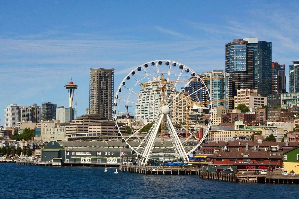 The Great Wheel On The Seattle Waterfront